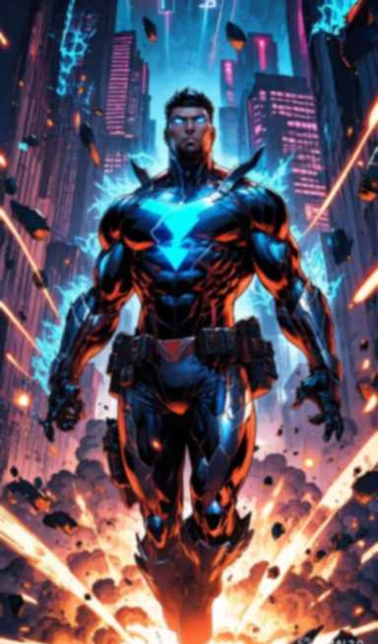 Anime image before upscale