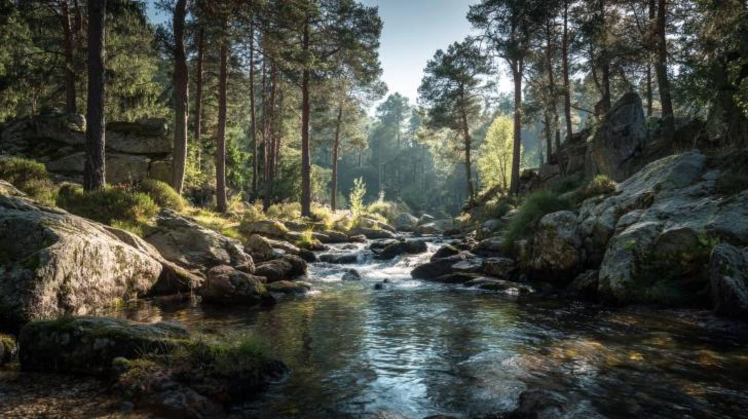 Landscape before AI enhancement